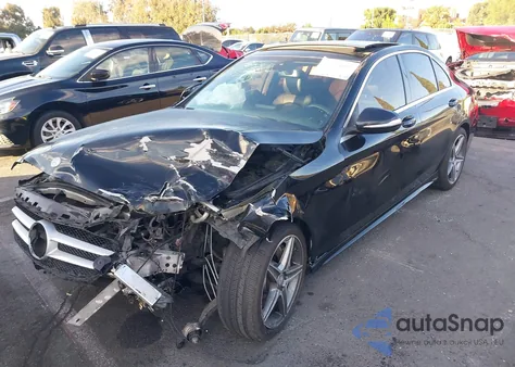 2015 Mercedes-Benz C 300 Sport from USA, damaged, VIN 55SWF4JBXFU048615